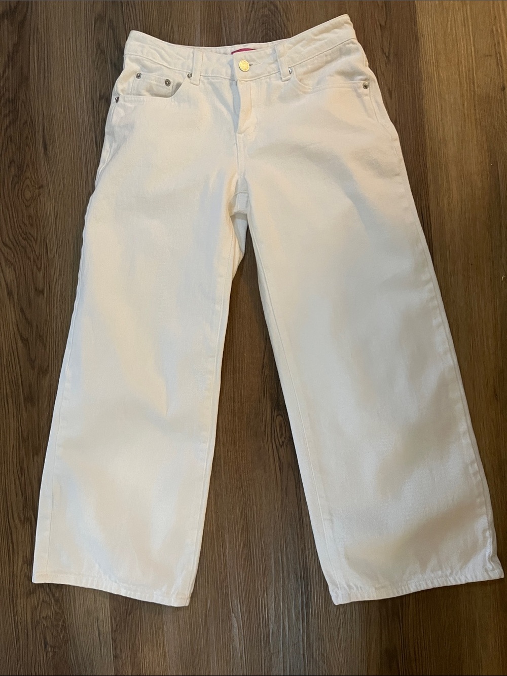 Edikted Wide Leg Women's Jeans in White XS